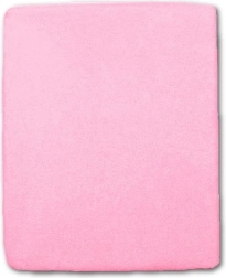 Lenzuolo in spugna rosa per lettino