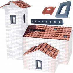 Mattoncini da costruzione in schiuma EVA Classic World EDU – set tetto, 38 pz