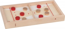 Gioco da tavolo in legno 2in1 Super Puck di GOKI