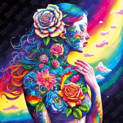 Puzzle dea dei fiori 1023 pezzi MAGNOLIA