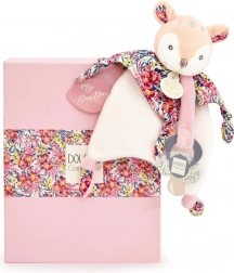 Set Doudou giocattolo con gancio per ciuccio Cerbiattino