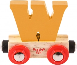 Carrozza di legno 'W' di Bigjigs Rail