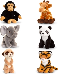 Keeleco animali selvatici da collezione 12 cm – 6 specie