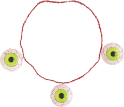Collana con bulbi oculari realistici
