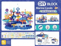 set di costruzione fiori barriera corallina DIY, 76 pezzi