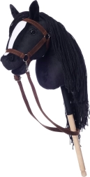 Cavallino a bastone nero Hobby Horse Hoppihorse