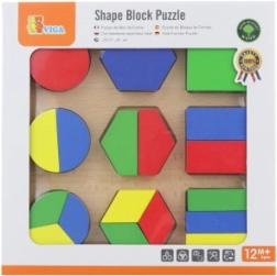 Puzzle in legno colori e forme VIGA