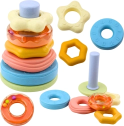 Torre Sensoriale con Anelli per Bambini