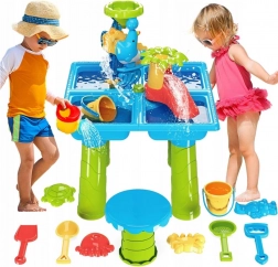 Woopie giocattolo d'acqua da tavolo 2in1 con sabbiera e sedia XL Aquapark