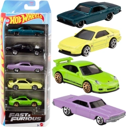 Hot Wheels Fast & Furious – set di 5 macchinine in metallo