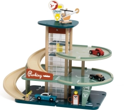 Classic World parcheggio multilivello con auto, elicottero, autolavaggio e stazione di rifornimento