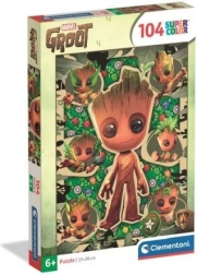Puzzle Clementoni 104 pezzi Marvel Groot