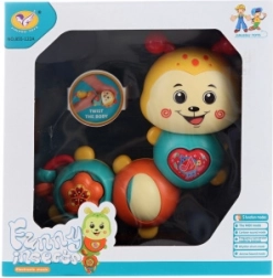 Bruco interattivo a batteria con melodie