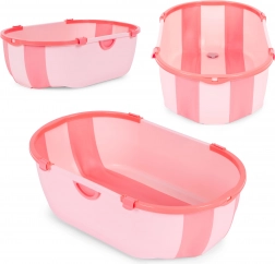 Vaschetta pieghevole per bambini con tappo di scarico, rosa ECOTOYS