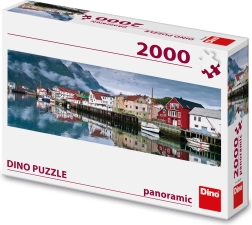 Puzzle villaggio di pescatori - 2000 pezzi panoramico