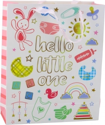 Busta regalo per neonato Hello Little One 32 × 26 × 10 cm