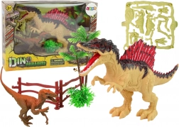 Grande set scheletro di dinosauro Jurassic Park Compsognathus Spinosaurus