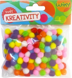 Palline pom pom colorate 10mm