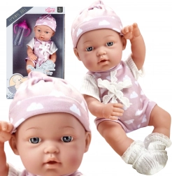 woopie royal dolce bambolotto in tutina rosa 36 cm