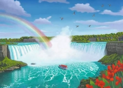 Puzzle Ravensburger Cascate del Niagara 1000 pezzi