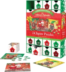 Calendario dell’Avvento puzzle Eurographics – Cagnolini di Natale