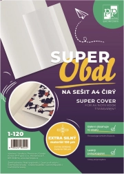 Super copertura per quaderni trasparente A4