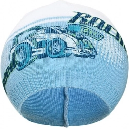 berretto autunnale per bambini New Baby Racing azzurro 110 (4–5 anni)
