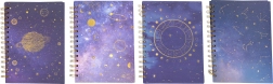 Quaderno a righe con spirale 15 × 21 cm Zodiac, 100 pagine