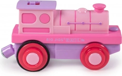 Locomotiva elettrica Bigjigs Rail rosa
