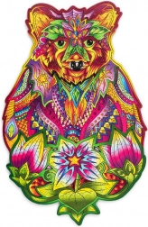 Puzzle colorato in legno – orso