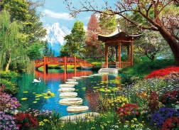 Puzzle 1000 pezzi Giardino Fuji