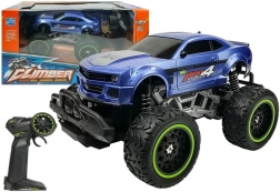 Auto fuoristrada RC con ruote alte 1:24 – Blu