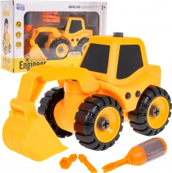 Betoniera da montare per bambini 3+ con cacciavite e 3 bit – Escavatore