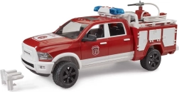Camion dei pompieri Bruder RAM 2500 con cannone ad acqua, luci e suoni