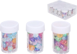 Perline di plastica colorate in tubo