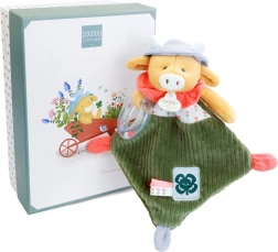 Mucca Aneth con sonaglio 21 cm - Set regalo Doudou