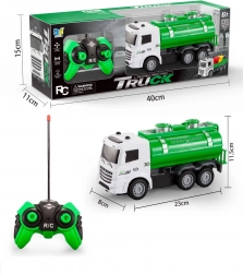 Autobotte RC con effetti luminosi e sonori, 27 MHz