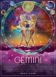 Puzzle Segni zodiacali Gemelli 500 pezzi