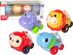 Set di colorate macchinine animali con perline