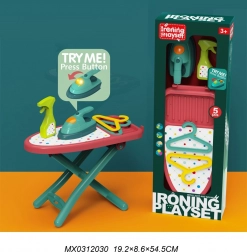 Set da stiro per bambini con asse e ferro