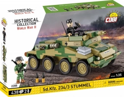 Set di costruzione COBI Historical Collection Sd.Kfz. 234/3 Stummel 1:35