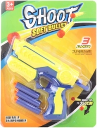 Pistola a dardi in schiuma per bambini
