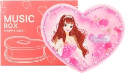 Scatola portagioie a cuore con ballerina