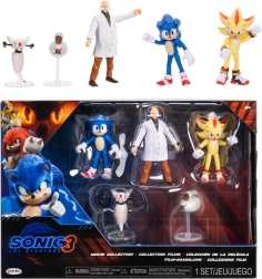 Set di figure SONIC THE HEDGEHOG 3 Movie Collection – 5 pezzi