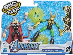Hasbro Bend and Flex Thor e Loki – action figure MARVEL