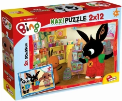 Puzzle con Bing - 2x12 pezzi: A scuola