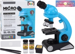 Microscopio educativo per bambini con accessori blu