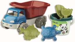 Set da spiaggia Androni con auto in plastica riciclata