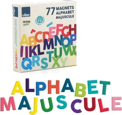 Vilac Alfabeto Magnetico in Legno Lettere Maiuscole