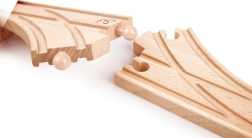 Binari deviatoi in legno 2 pz